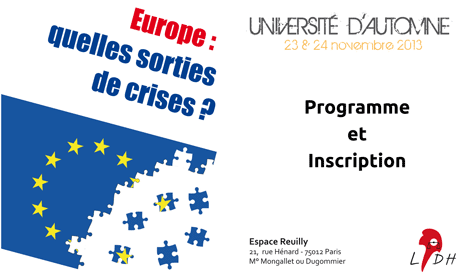 Université d'automne 2013