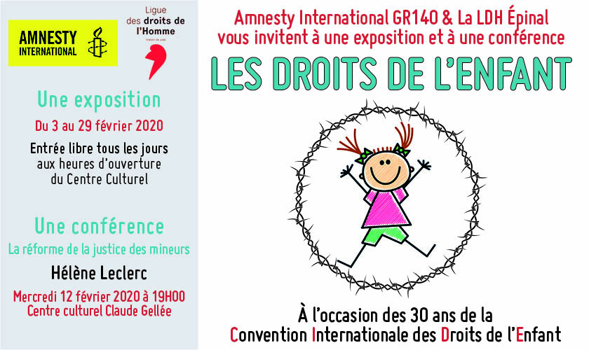 Exposition sur les droits de l'enfant