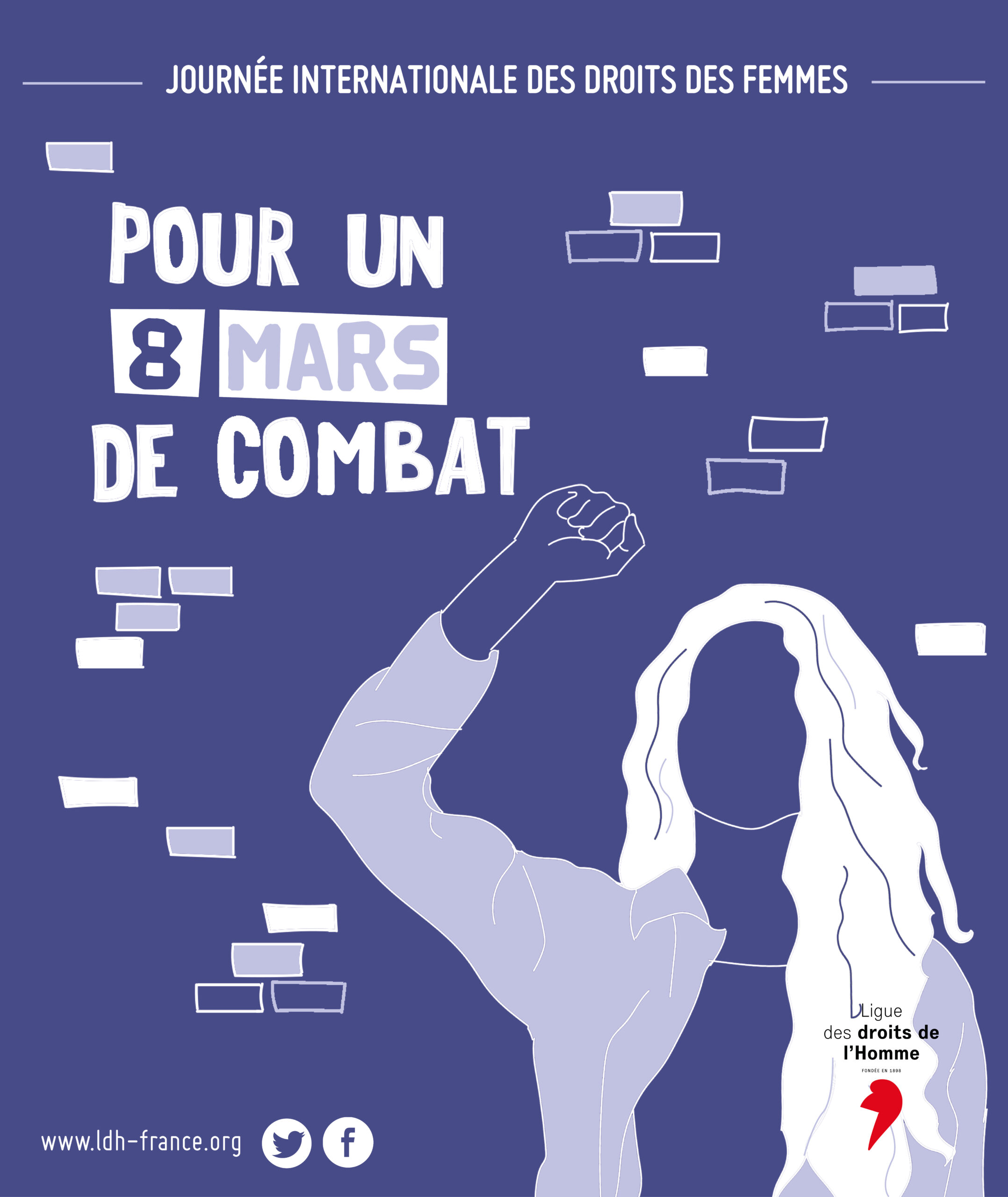 Stand sur les droits des femmes pour la journée internationale des droits des femmes