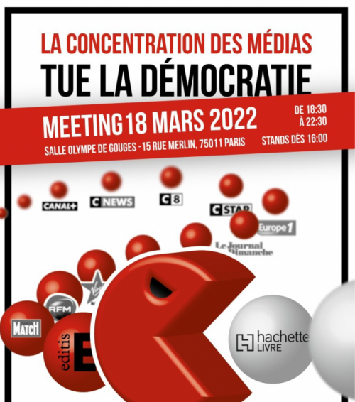 Evénement : "La concentration des médias tue la démocratie"