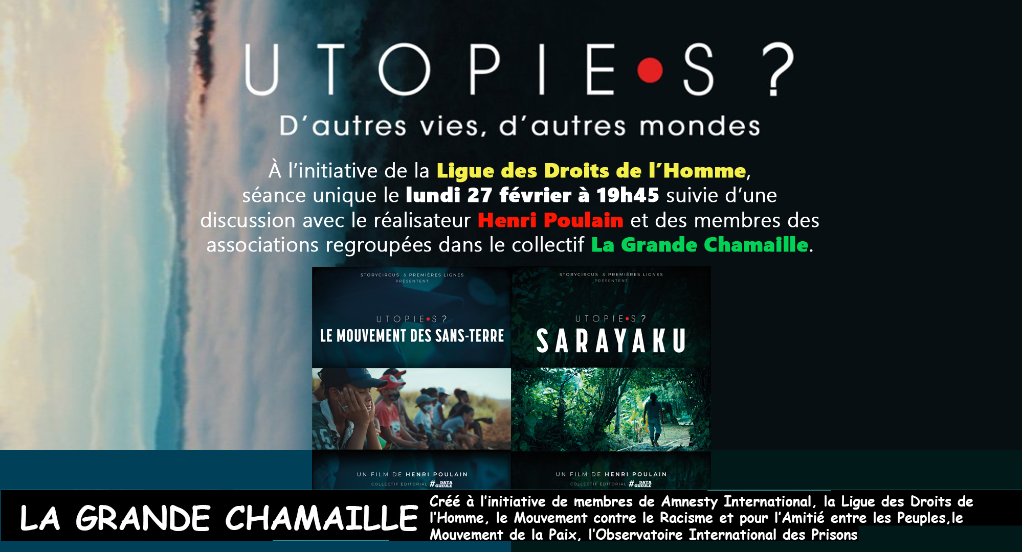 Projection-débat : série documentaire Utopie.s