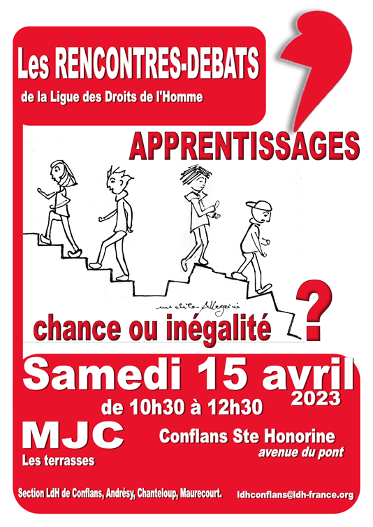 Rencontre-débat : Apprentissages, chance ou inégalité?