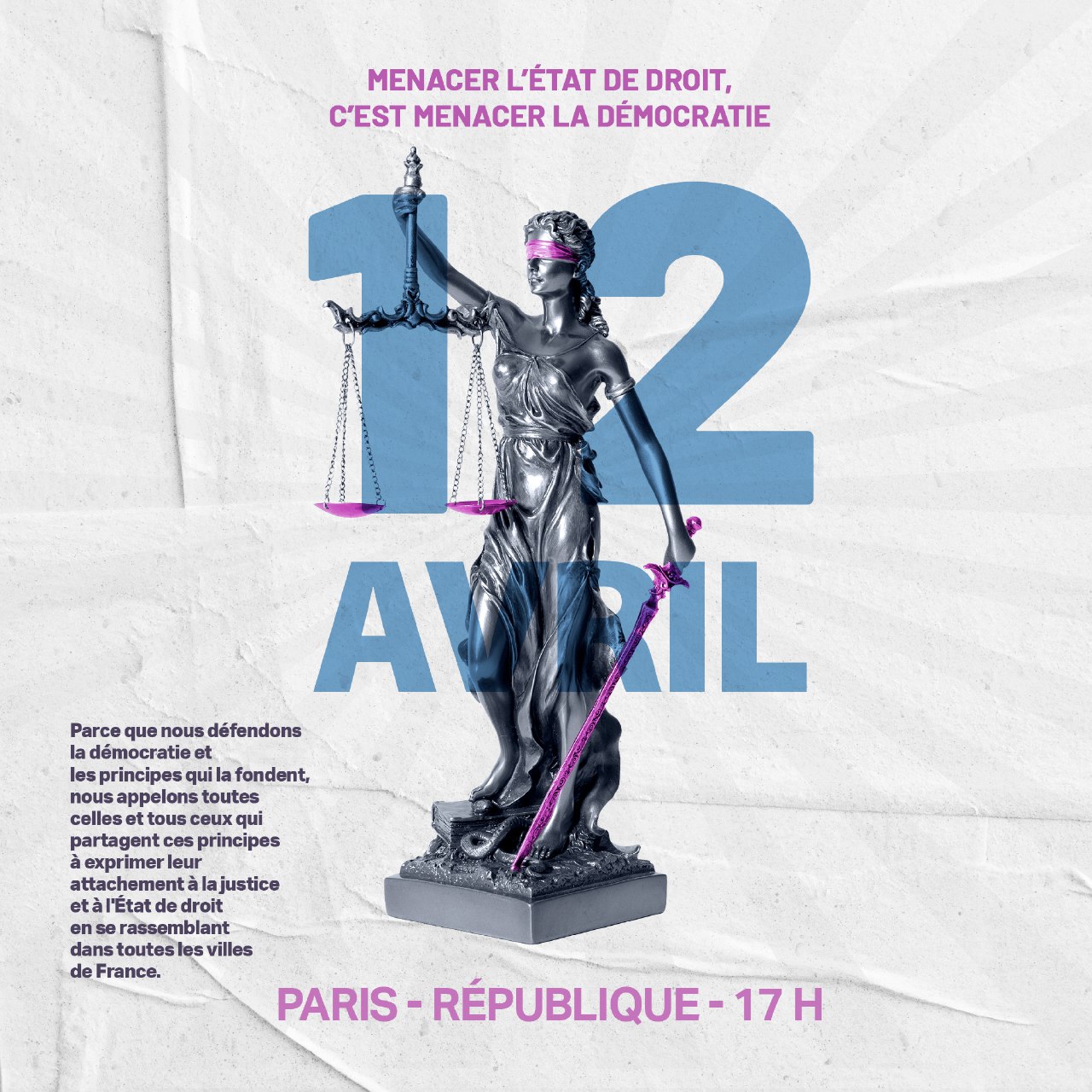 Appel à rassemblement pour la défense de l'Etat de droit