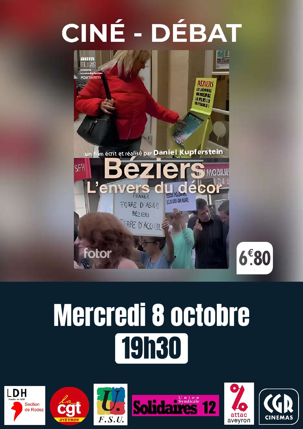 Projection-débat : Béziers, l'envers du décor