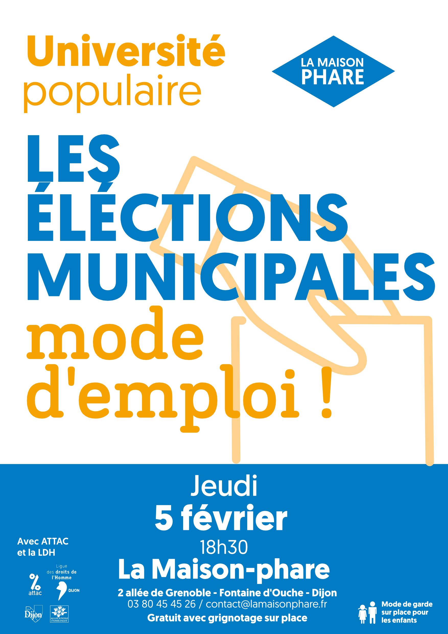Débat: "Les élections municipales : mode d'emploi"
