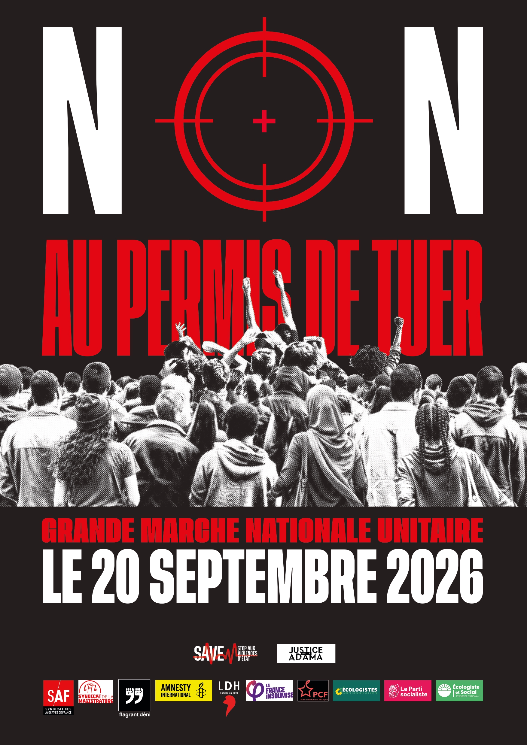 Mobilisation nationale contre le « permis de tuer »